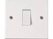 Light Switch 1 Gang Switch White