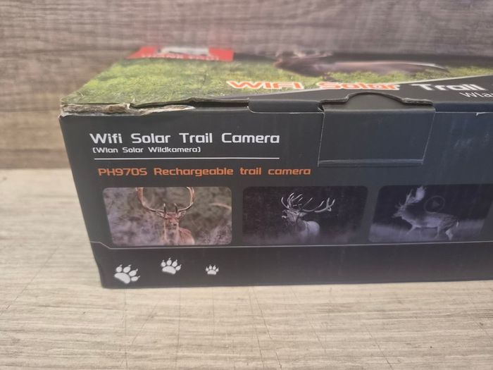 MAXDONE Solar WiFi Wildlife Camera 4K 64MP with Night Vision Motion Activated
