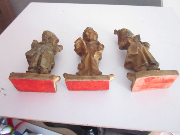 Three Vintage Boy Clown Figures 5"