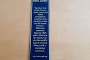 Leather bookmarks