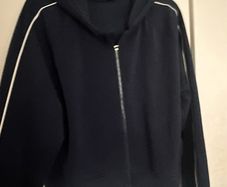 blue Zip up hoodie