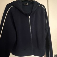blue Zip up hoodie