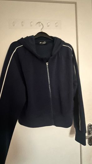 blue Zip up hoodie