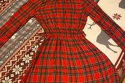 girls tartan dress sized 11-12yrs
