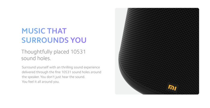 Xiaomi Mi Smart Speaker  Google Assistant Voice Control AI Smart Home Device | Bluetooth 4.2 WiFi Automation DTS