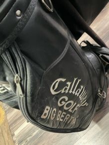 golf bag and clubs