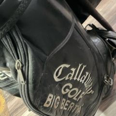 golf bag and clubs