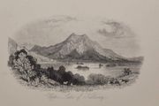 Upper Lake Killarney 1863 Antique Print