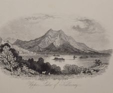 Upper Lake Killarney 1863 Antique Print