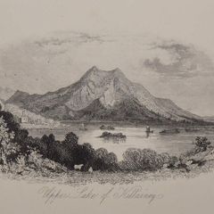 Upper Lake Killarney 1863 Antique Print