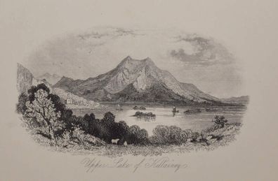 Upper Lake Killarney 1863 Antique Print