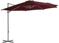 main image for ad Cantilever Umbrella with Steel Pole Bordeaux Red 300 cm