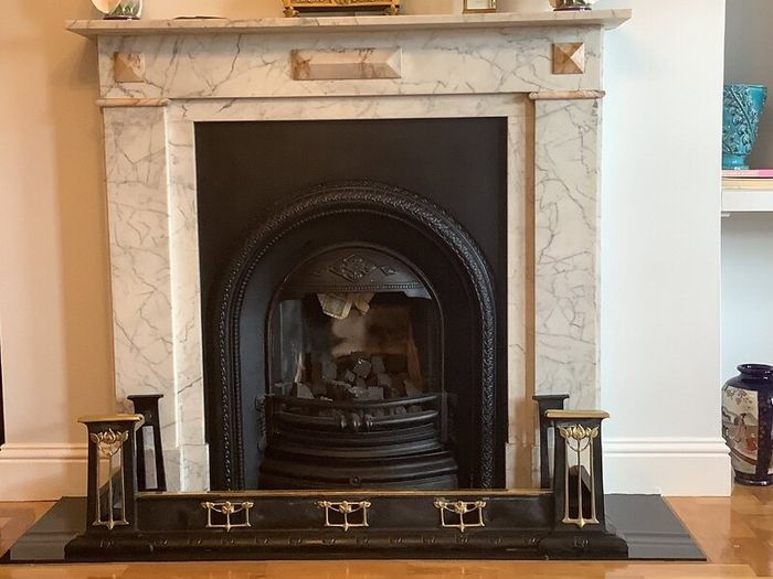 Art Nouveau Fire Fender