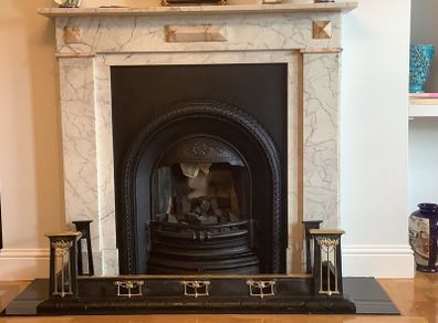 Art Nouveau Fire Fender