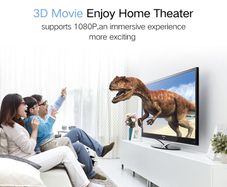 3D 4K 3 in 1 Out Resolution HDMI Switch