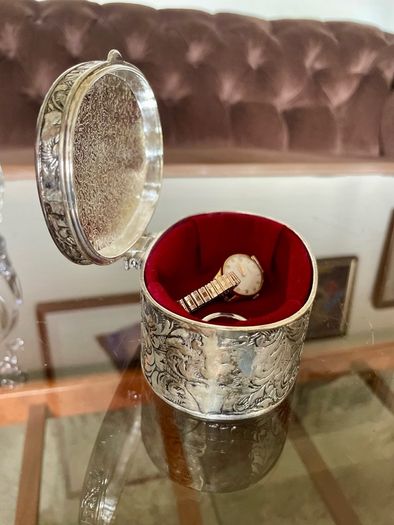 VGC Silver Plated Jewellery Box Mid 20th Century