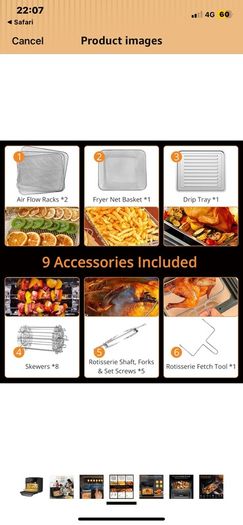 Acekool air fryer FT1