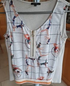 White Sleeveless Dressy Top