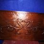 Large Hand Carved Wooden Plaque Image 3