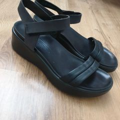 Ecco Leather Sandals Size Uk 7 ( Eu 40)