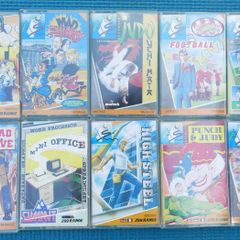Vintage Assorted Amstrad Games. Retro Cassette Games