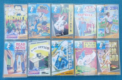 Vintage Assorted Amstrad Games. Retro Cassette Games
