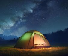 Waterproof Camping Gear for Two People - new - supper light &easy to carry - great for camping trips, festivals or just camping in the garden