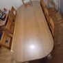 Bespoke  dining room /kitchen table with ten chairs Image 2