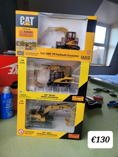 diecast excavators construction 1/50