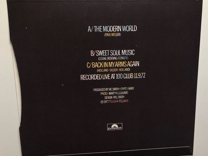The Jam - The Modern World (1977) 7" UK Reissue