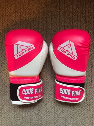 Top Pro Code Pink Gloves used for kick boxing