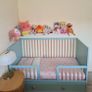 Pristine condition IKEA Myllra cot with large drawer Image 2