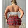 Plus Size Schoolgirl Lingerie Costume Set Image 3