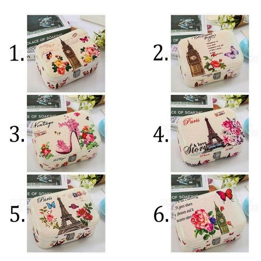 Jewellery Box Display Showcase Tidy Cosmetic Case with Mirror Storage Organizer #1