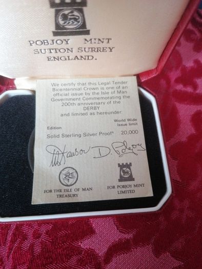 1980 Isle Of Man Silver Proof Coin