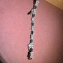 Vintage Sterling Silver Marquise Garnet Marcasite link Image 3