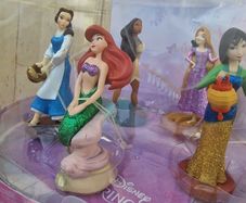 Official Disney Store Princess Figurine Set - Complete 5 Piece