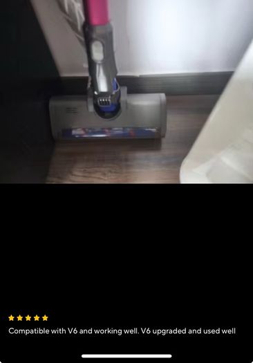 Motorized Floor Brush Head Tool For Dyson V6 DC58 DC59 DC61 DC62 Vacuum Cleaner Soft Sweeper Roller Head Floor Brush Accessories