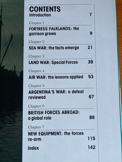 War  book: ' Falklands Aftermath:Forces" 85'