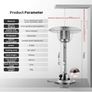 Table Patio Gas Heater  4.5 kW, Mini Pure Stainless Steel Piezoelectric Ignition New in Box Image 4