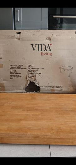 brand new oak table
