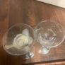 2 glass Candle holders newgrance living Image 6