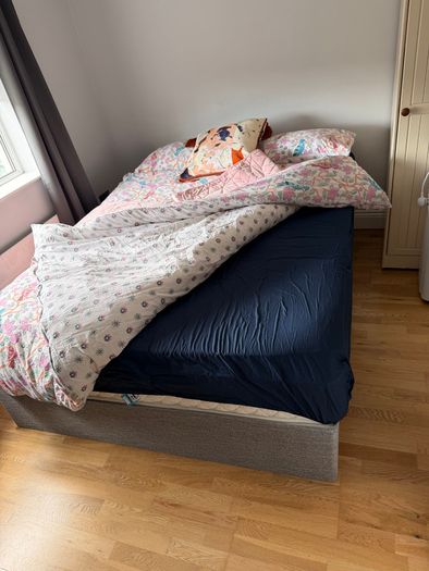 King Size Bed Frame & Mattress - Complete Set