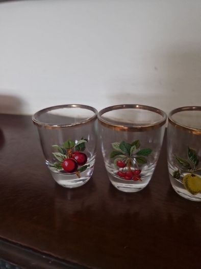 vintage shot glasses