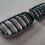 BMW 3 Series E92 E93 Lci Gloss Black Kidney Grilles Brand New Image 2