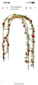 4 garden rose arch