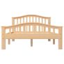 Bed Frame Solid Pinewood 120x200 cm Image 3