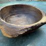 Antique Small Primitive wooden Dough Bowl Image 4