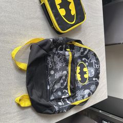 Boys Batman bag and lunch bag