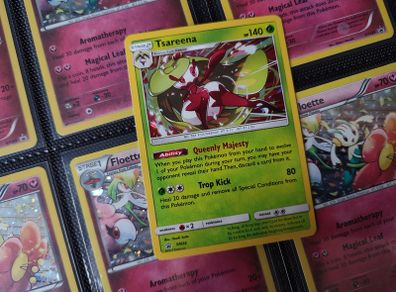 Tsareena ! Promo ! Holo ! Sun & Moon Era ! 2017 ! Pokemon Card !